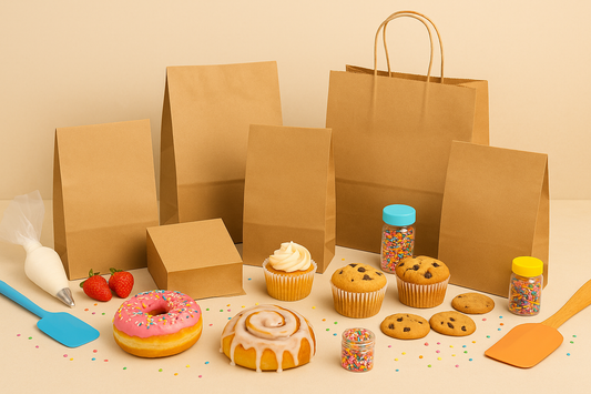 Las Bolsas Kraft que Toda Repostera Emprendedora Debería Tener en su Estación de Empaque
