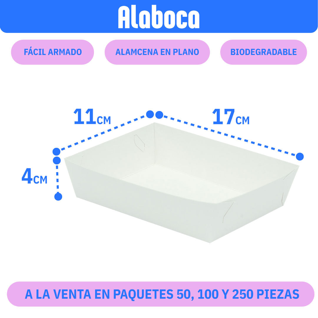 Charola para nachos chica - alabocamx