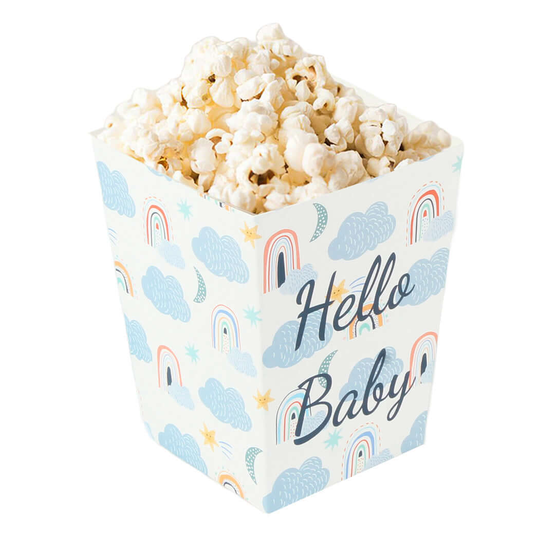 Bote palomitas para baby shower - alabocamx