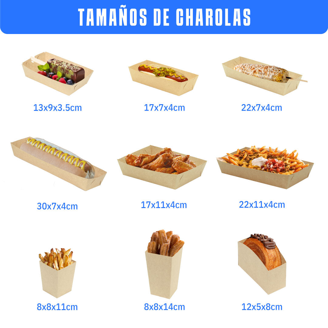 Charola para hot dog chica - alabocamx