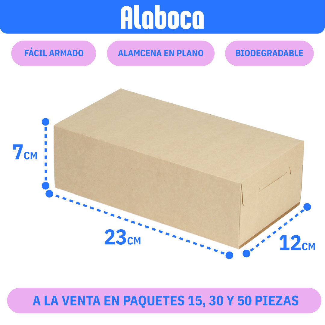 Caja para panqué - alabocamx