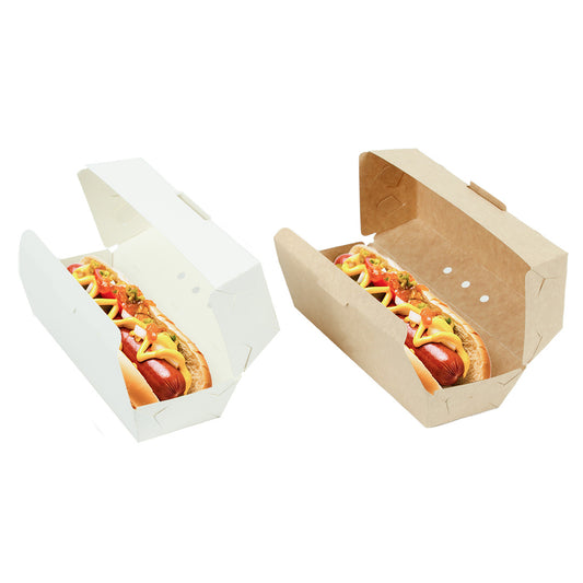 Caja para hotdog